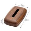 Solid Wood Tissue Box New Chinese Style Walnut Color Tissue Holder Tea Room Zen-Inspired Desktop Decor Tissue Organizer