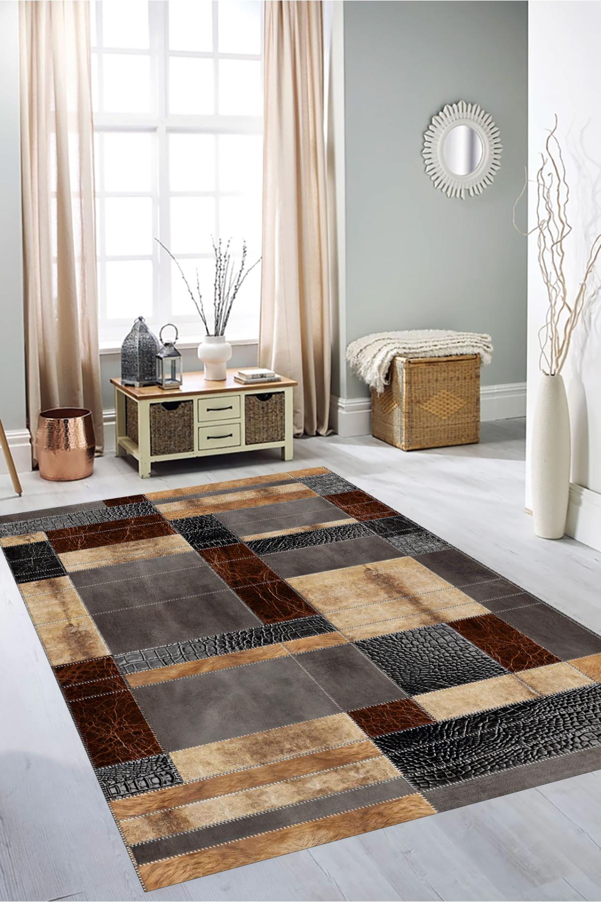 

MD-LİFE HOME Декоративный ковер на нескользящей основе с цифровой печатью MD5240