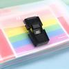 A6 File Folder Storage Bag Exam Paper Bill Document Organizer Rainbow File Expansion Bag Portable Home School Office Binder