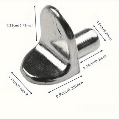 50pcs L-Shaped Shelf Support Studs: Fix Wooden/Glass Boards In Cabinets Ideal Furniture Bracket Holders