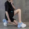 Gradual Change of Color Dad Shoes Women Show Small Feet 2025 Summer New Thin Mesh Breathable Thick Sole Heightening Sports Shoes