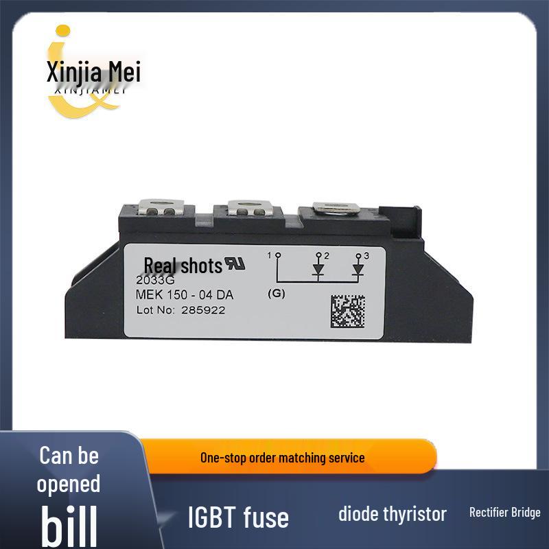 

MEK150-04DA/250-12DA/300-06DA Single-Phase Rectifier Bridge Diode Module MEK150-04DA