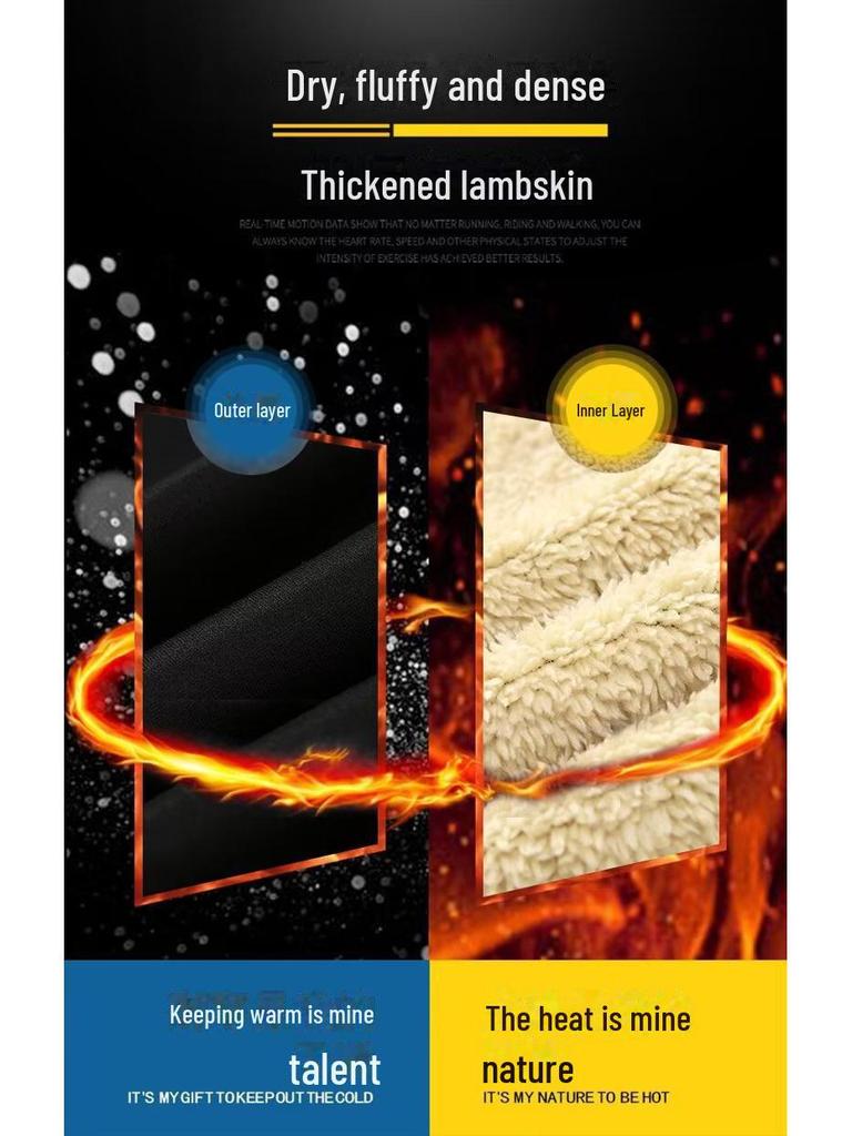 Men's Loose Fit Knitted Drawstring Sweatpants for Autumn & Winter