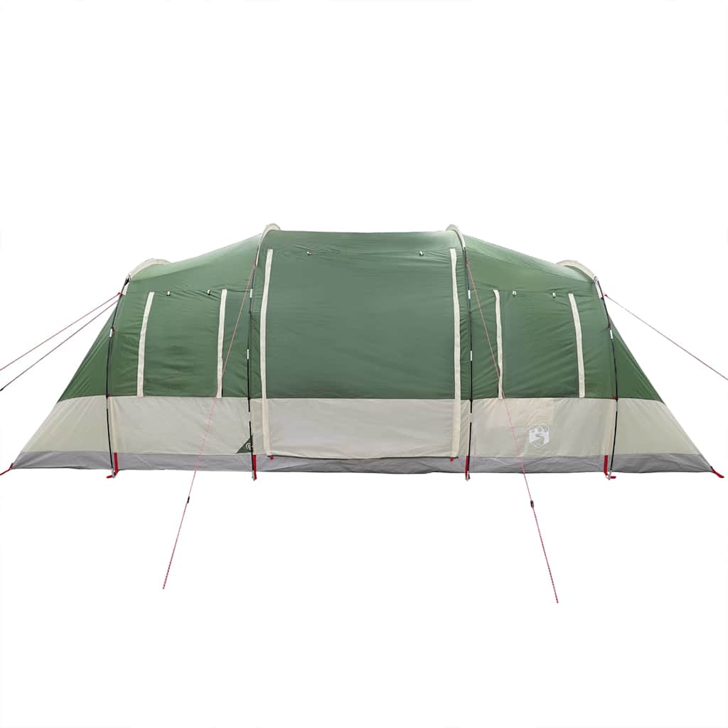 Tunnel Tent for 4 Persons Green Waterproof