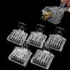 5pcs/1pc Plastic Book Clip Type Queen Cage Transparent Queen Catching Clamp Bee Queen Controller Beekeeping Tools