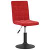 Dining Chairs 4 Pcs Swivel Wine Red Velvet