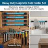 Magnetischer Werkzeughalter 12/18 Zoll Starker Magnetstreifen für Metallwerkzeuge Garage Werkstatt Aufbewahrungs-Organizer Mit Befestigungsmaterial