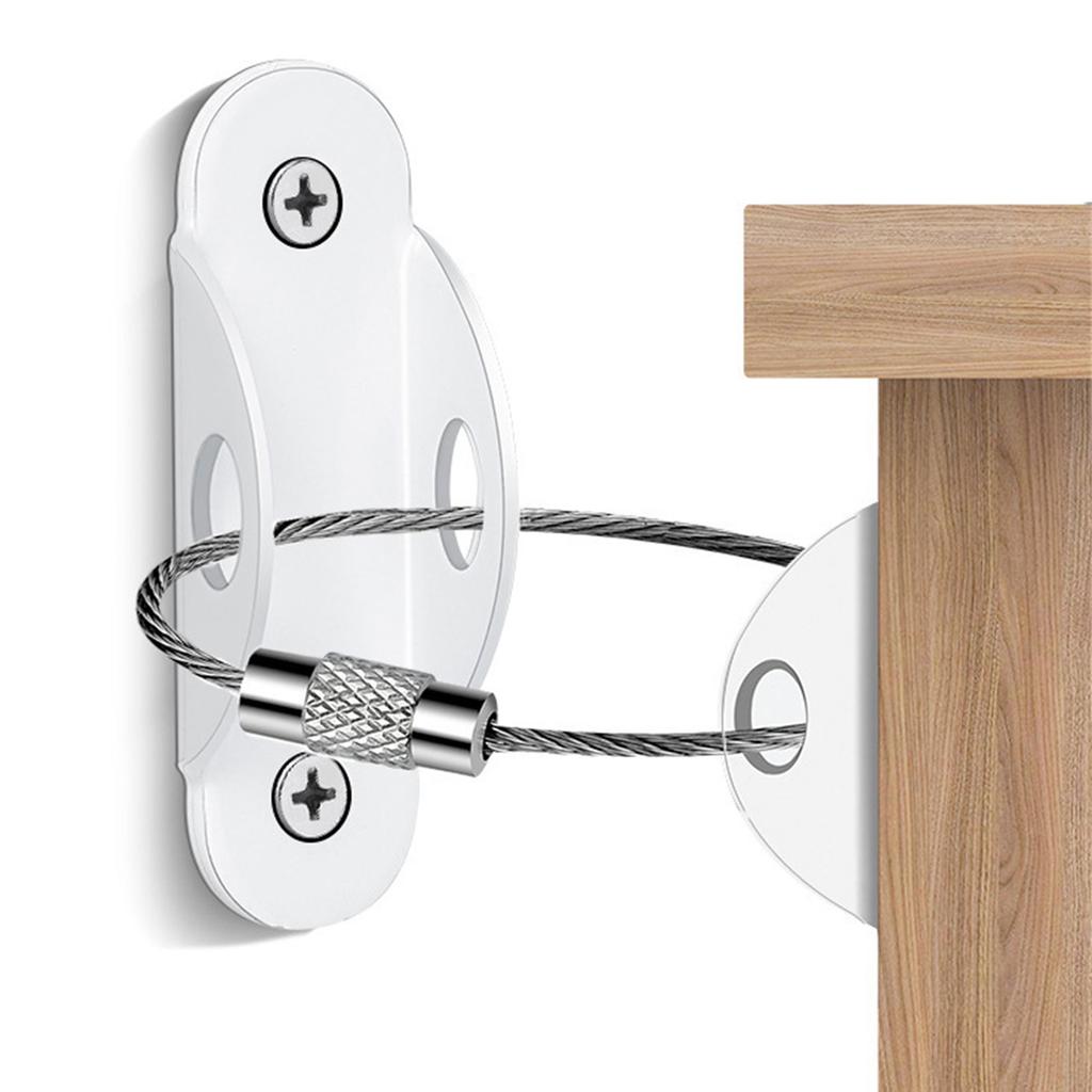 Adjustable Furniture Anti Tip Straps Wall Mounted Furniture Safety Straps Strong Heavy Duty Furniture Anti Tip Straps