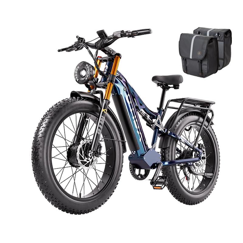 OTIDA S26 3000W 80 Km/h Dual-motor Electric Bike, 52V 20Ah, 26-inch Wide Tyres, Electric Mountain Bike, Electric Bike for Adults