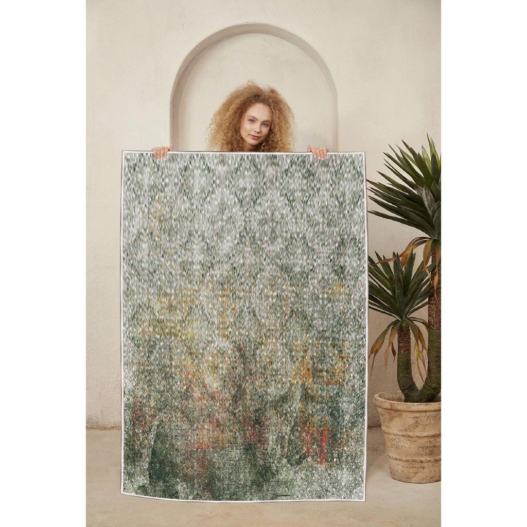 ხალიჩა, წვრილი გარეცხადი მოდერნული ხალიჩა, იატაკის ხალიჩა დეკორატიული მოცურების საწინააღმდეგო იატაკით