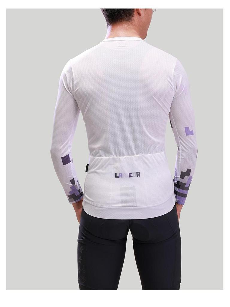 2023 Lampada Men's Long Sleeve Cycling Jersey - Summer/Autumn, Lightweight Road Bike Top