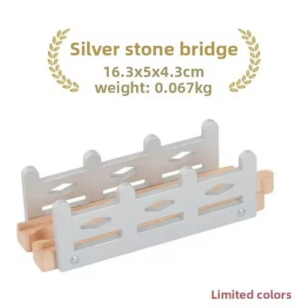 All Kinds Wooden Bridge Wooden Train Track Accessories Suspension Bridge fit for Brand Wooden Railway Tracks Toys for Children