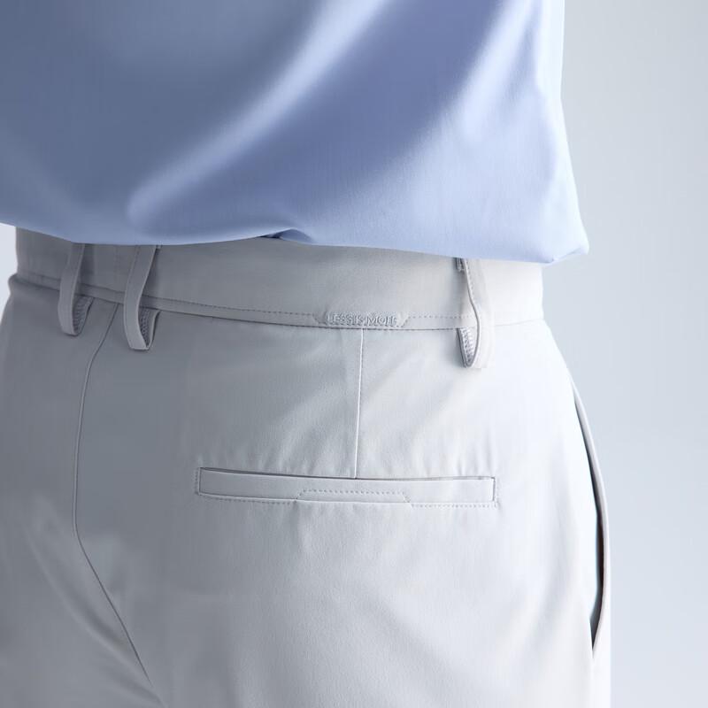 Lilang Men's Nylon-Spandex Blend Cropped Casual Pants