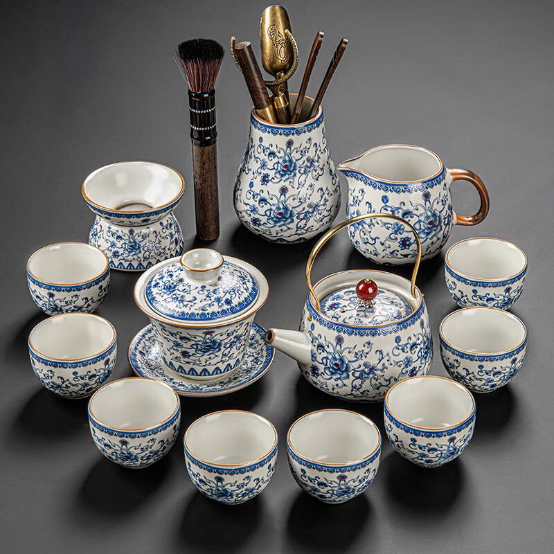 Lainuo Floral Beam Handle Tea Set