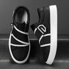 Fashion Fashion Men Business Casual Shoes New Anti Slip Outdoor Sneakers Comfortable Wear-resistant Walking Shoes Leather Walking Shoes