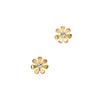 18 Karat Gold und Sterlingsilber Gänseblümchen Ohrringe Ohrringe für Damen 63464783