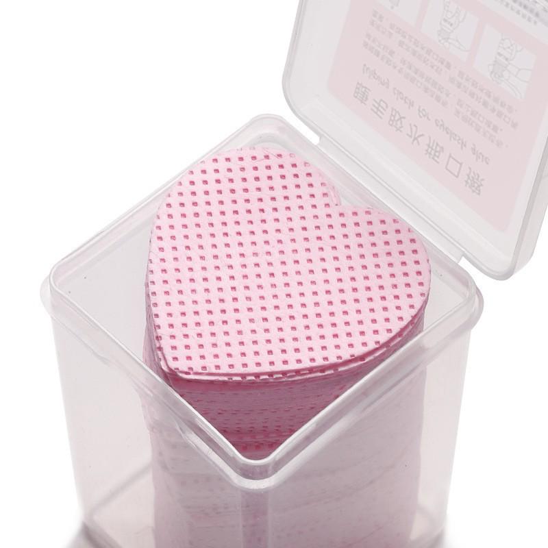 

Подушечки для очистки клея для ресниц Magic Cotton в форме конфетного сердца