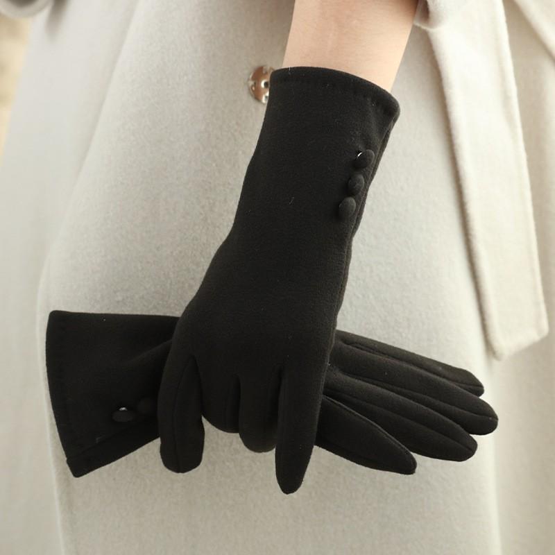 Windproof Touchscreen Gloves For Driving And Cycling, Winter Warmth, Student Thick Winter Fleece, Driving And Cycling In Winter.