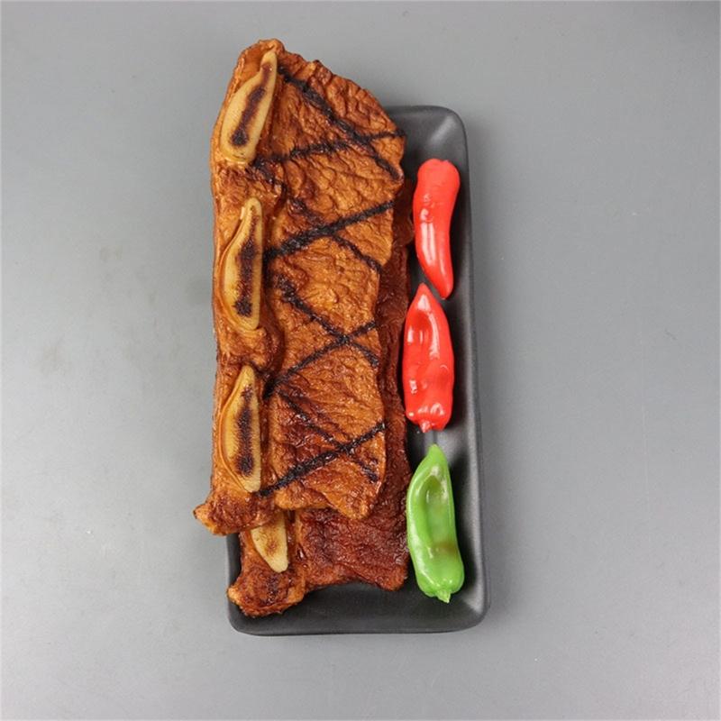 Realistic Fake Steak Model Artificial Steaks Simulations Food Perfect for Food Photography Early Childhood Teaching Tool