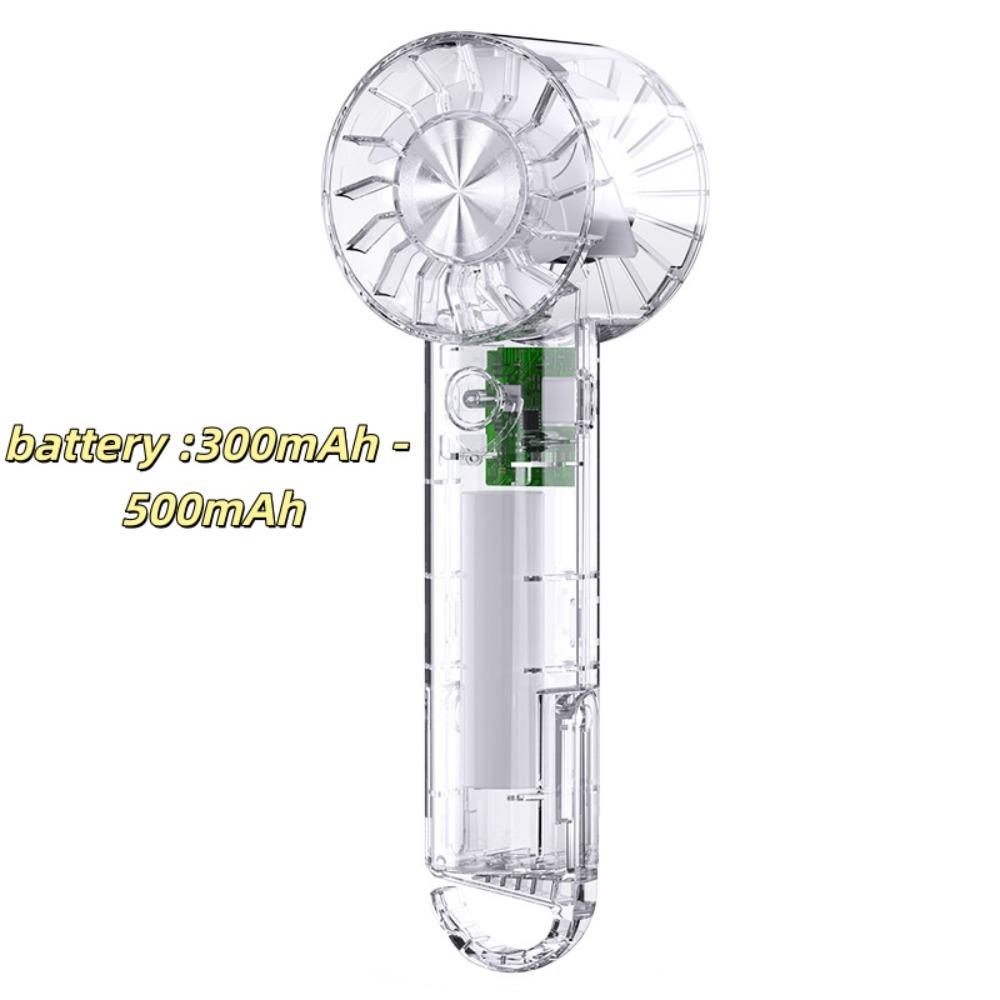 Lightweight Design Mini Handheld Fan Quiet Operation USB Rechargeable Fan  Home Use белый