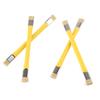 4PCS Double Heads Anti‑Static Hard Brush Mobile Phone Repairing Soldering Cleaning Tool(Yellow )