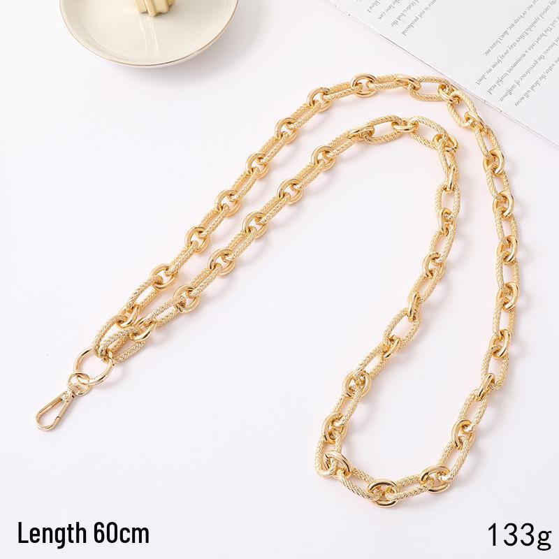 Metalowy łańcuszek do telefonu crossbody odporny na upadki z klipsem i smyczą 125 cm