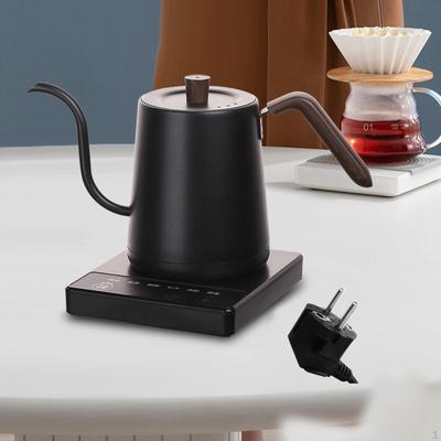 Elektrická konvice na kávu 1000W Vroucí voda pro kempování Venkovní piknik černá