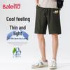 Baleno Men's Cartoon Shiba Inu Print Ice Silk Quick-Dry Shorts