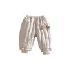 Children's 2025 Winter Cartoon Dog Quilted Cotton Pants - Stylish Boys' Sweatpants