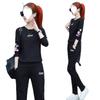 Sportswear Suit for Women, Spring and Autumn, Korean Style, Loose, Fashionable and Casual, Large Size Two-piece Set