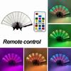 Ventilatore Pieghevole a LED da 8 Pollici - Accessorio Luminoso Colorato per Festa, Bar, Disco e Atmosfera da Nightclub