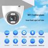 Dual-Light WiFi Wireless Dome Camera with HD Wide-Angle for Indoor Surveillance