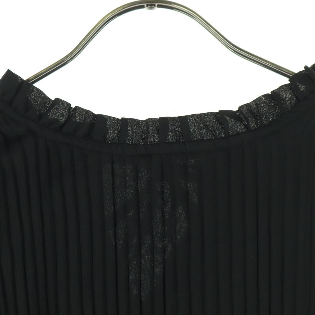 Schönheitsprodukte earth music&ecology Langarm Durchsichtige Ärmel Falten Langkleid Damen Gebraucht