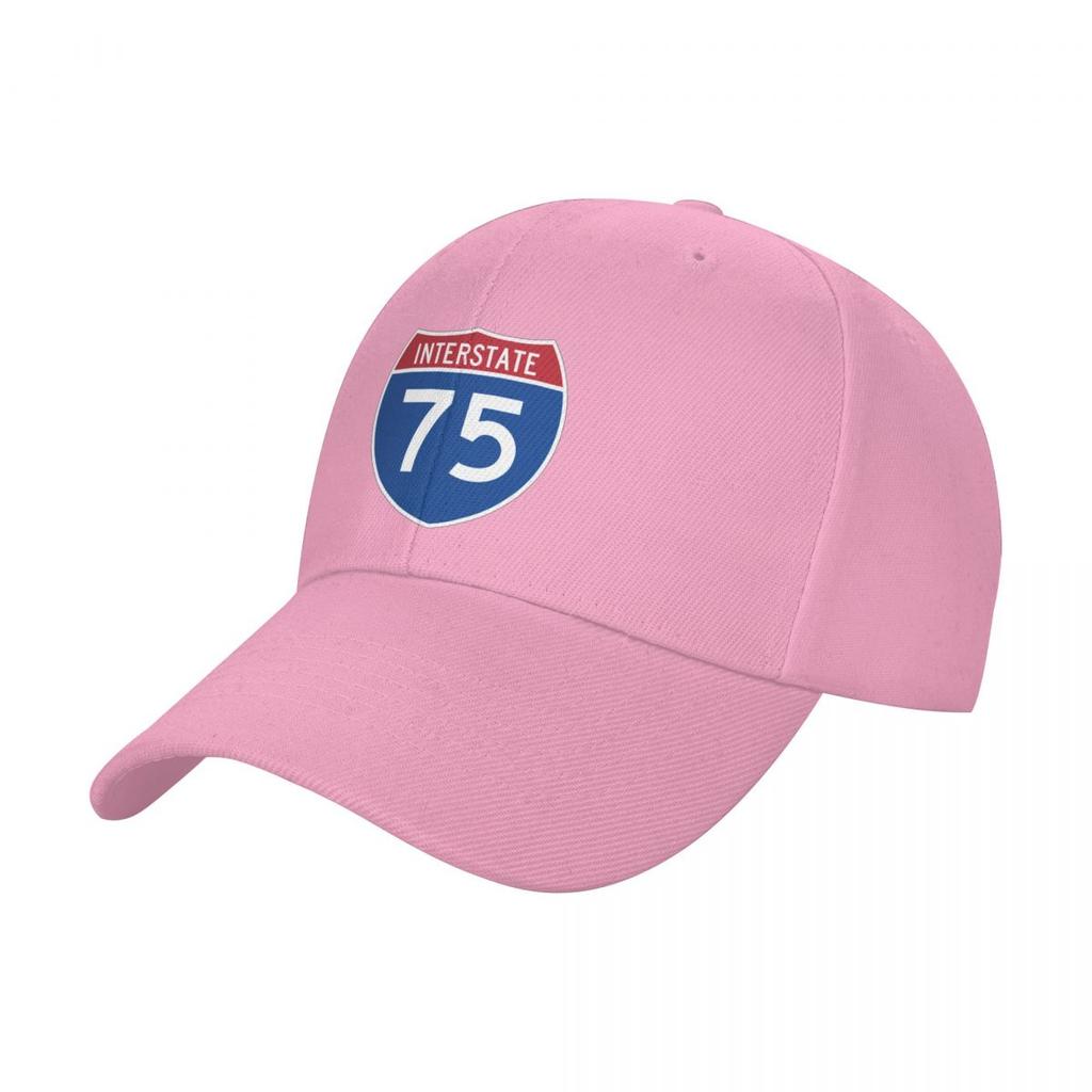 I-75 Interstate Sign Baseball Cap designer cap derby hat Horse Hat Women Men's