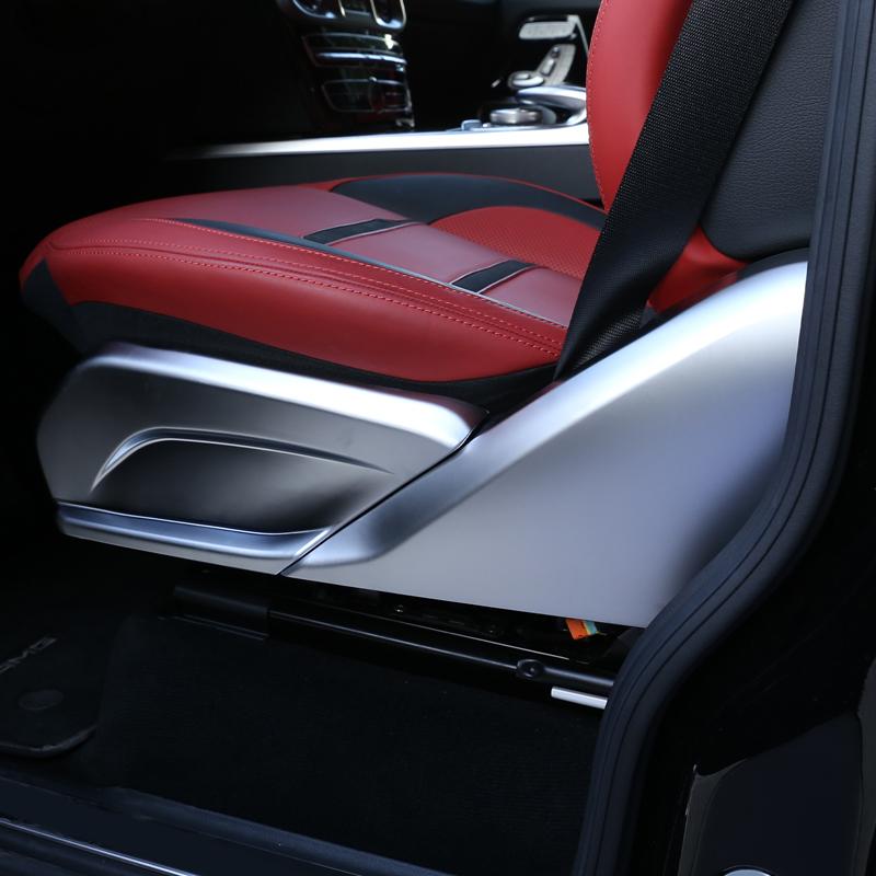 ABS Carbon Fiber Car Front Seat Side Panel Cover Trim For Mercedes Benz G Class W463 2019-2025 Interior Accessories