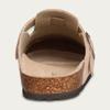 Fashion Litfun Genuine Suede Clogs For Women Men Soft Cork Footbed Leather Mules Comfort Potato Shoes With Arch Support Beach Slippers