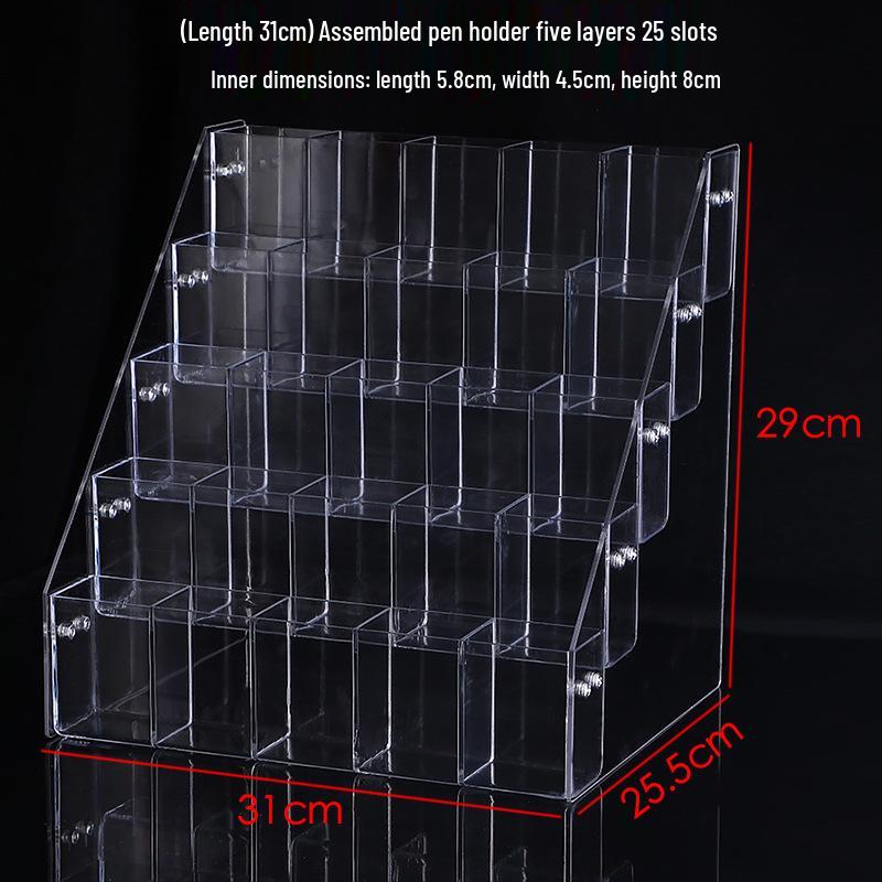 Multi-Pen Display Rack: Pen Holder for Stationery & Gel/Ballpoint Pens