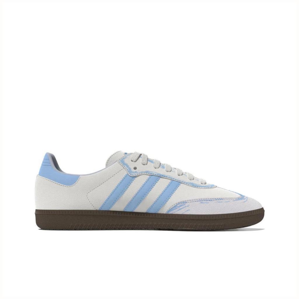 Adidas Originals SAMBA OG Slip Resistant Abrasion Resistant Low top Skateboard Shoes Unisex IG1024(Team465-)