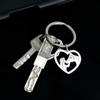 Stainless Steel Keychain, Fashionable Personalized Hollow Love Keychain Pendant Jewelry