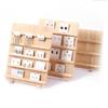 Ohrring-Aufsteller aus Holz 3/4/5 Ebenen Schmuck Ohrring-Aufsteller Holz Ohrringkartenhalter Für Zuhause Laden Organisation