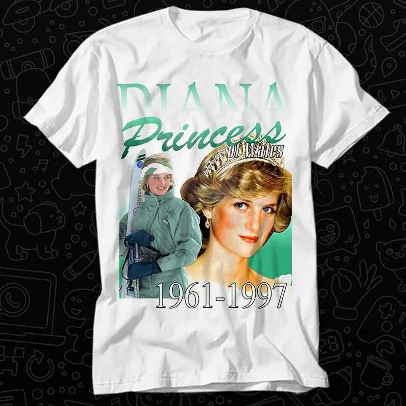 

Princess Lady Diana Queen Wales 1961-1997 Immortal Super Hero Star T Shirt 309 4XL
