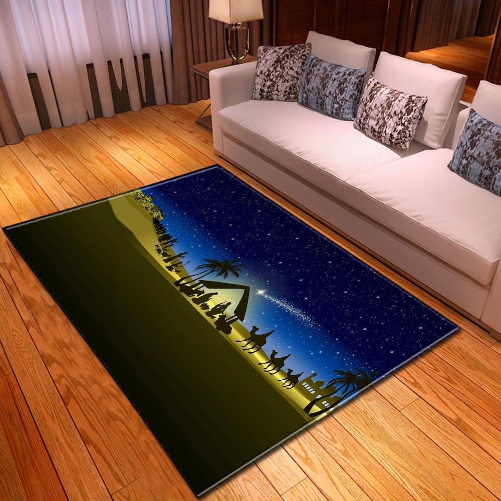 Christmas Living Room Floor Mat Bedroom Dining Room Carpet Carpet Doormat