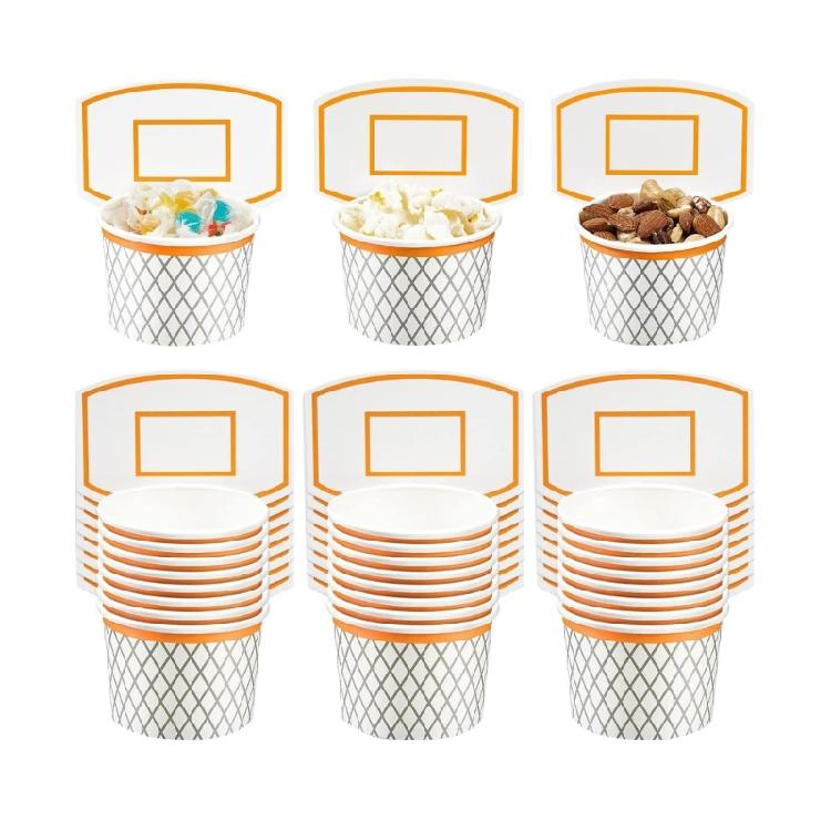 

Pack Of 24 Fun Patterned Paper Cups Designed For Casual Snacking And Enjoyable Experiences 1