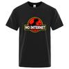 Men's High Quality100% Cotton Funny Dinosaur Print Summer T Shirt Loose O-neck  For Men Tshirt Short Sleeve T-shirt Male Tee Top