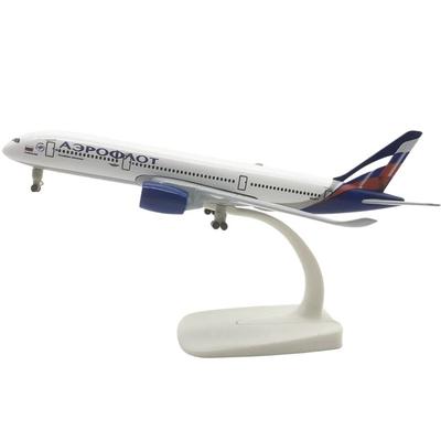 Maßstab 1/400 20CM A350 Russland Flugzeugmodell A350 Airways Metallflugzeug für Kinder Flugzeugmodellbausatz für Sammlungen und Ausstellungen