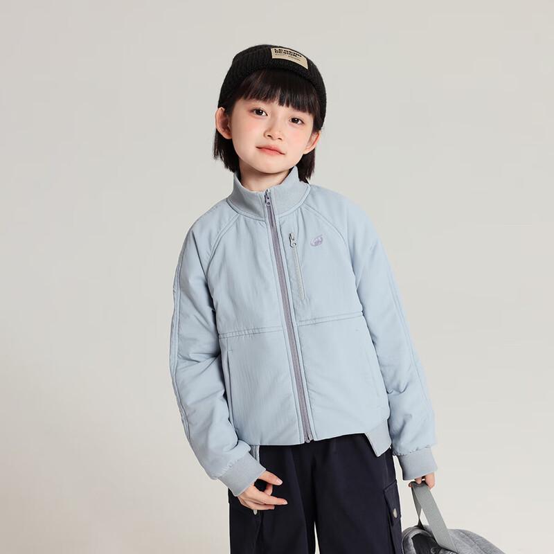 Girls Colorblock Printed Padded Jacket 120
