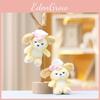 Plush Teddy Cute Bear Keychain Adorable Stuffed Animal Doll Bag Accessory Charm