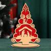 Christmas Decoration Tree Decorative Wooden Sign Desktop Ornament for Holiday