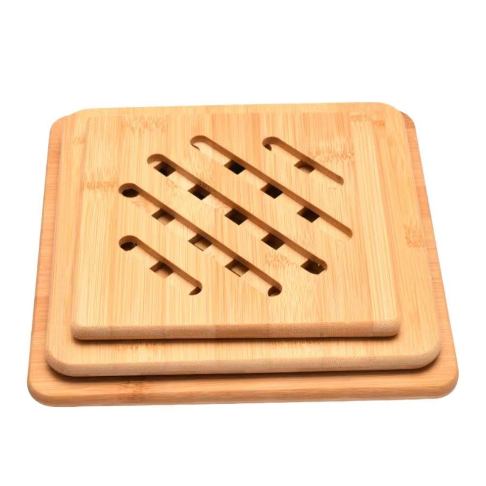 2Pcs Anti Scald Heat Resistant Holder Square/Round Drink Insulation Pad  Housewarming Gift