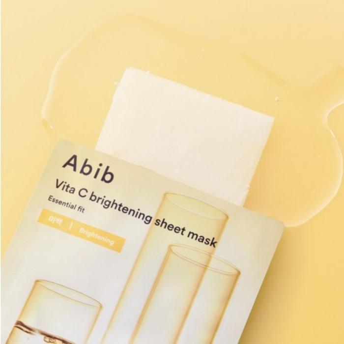 Abib Vita C Brightening Sheet Mask Essential Fit (10 Sheets)